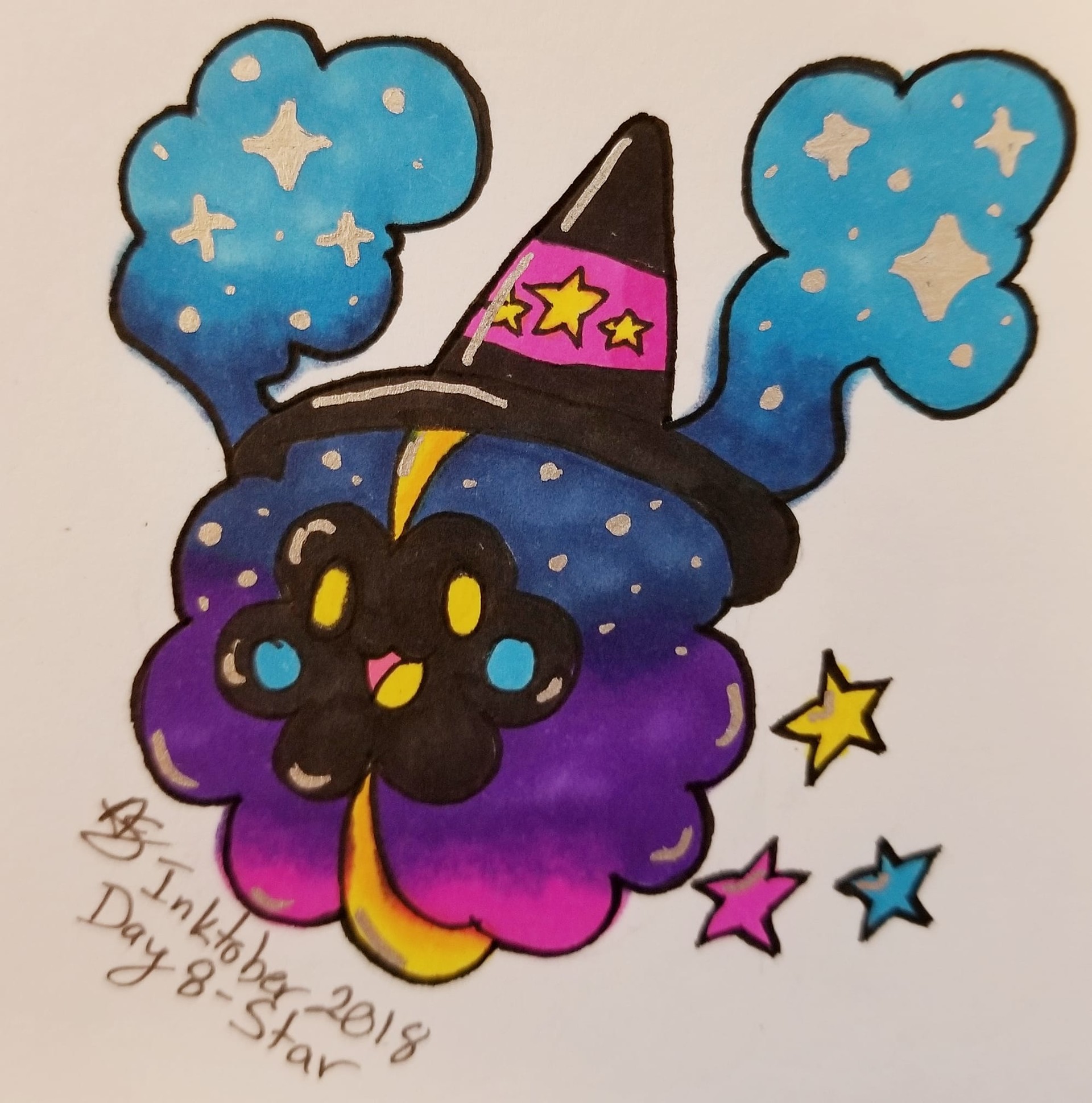 Angela Rutledge - Inktober day 8 - star