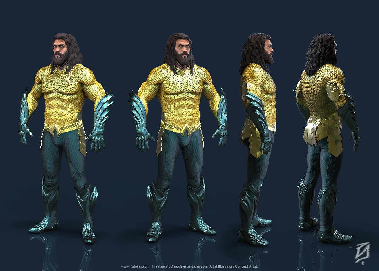 Artstation 3d Model Characters One Patricio Ruales Lopez