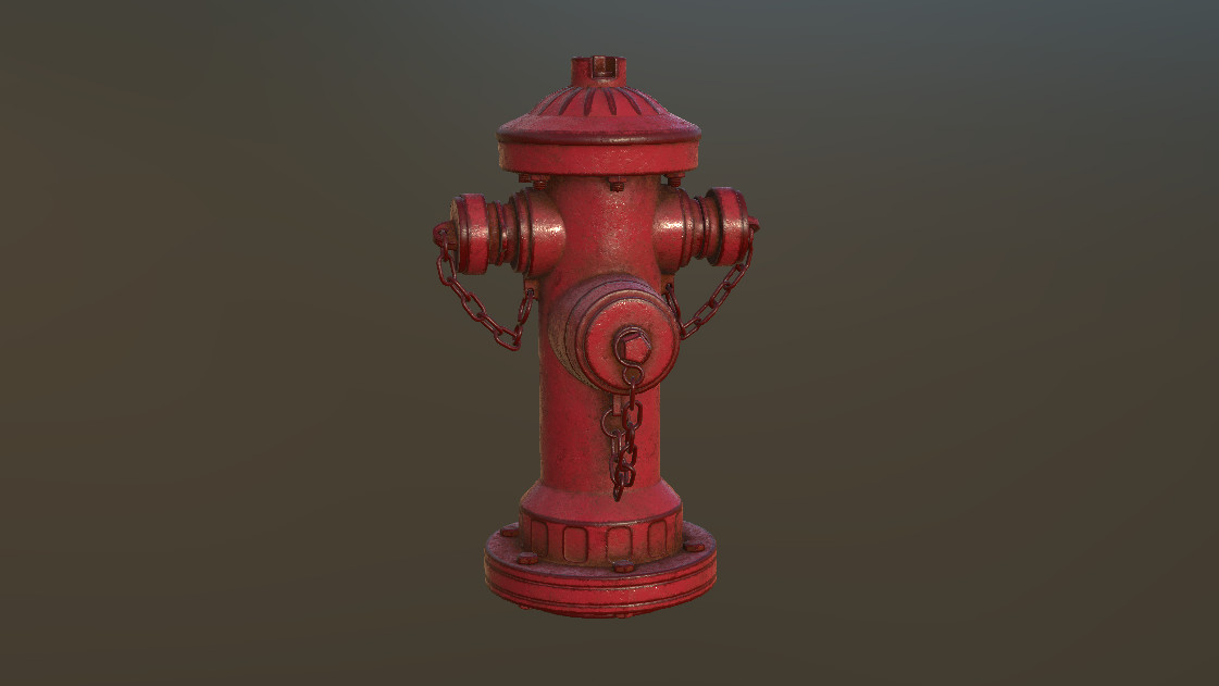 ArtStation - Fire hydrant Texture