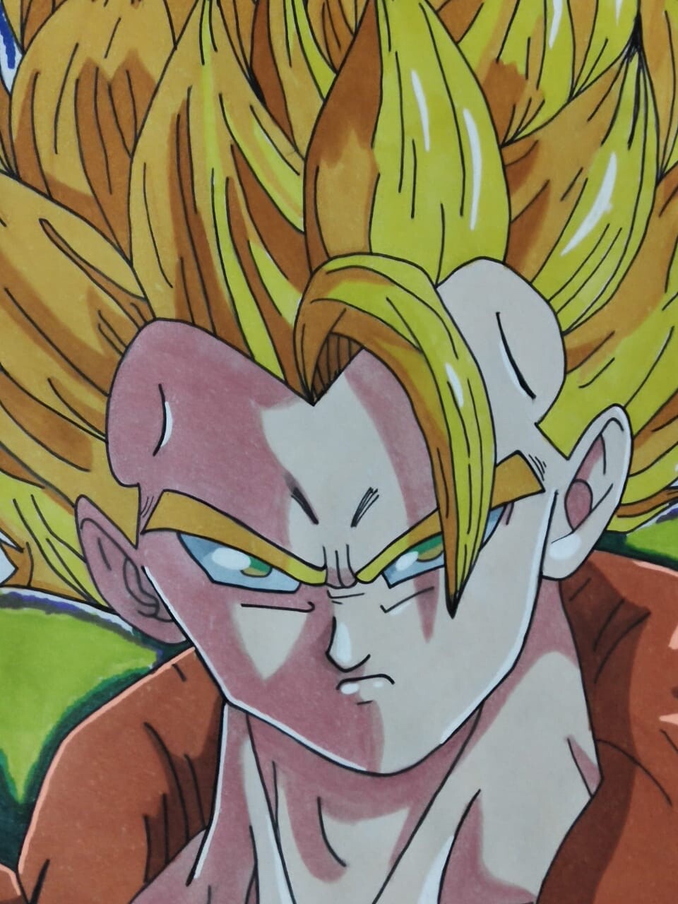 Smixsix Art A Colored Drawing Of Gogeta From Dragonball Super Please, feel free to share these drawing 737x1084 joker cartoon drawing joker (batman the animated series)gogeta ssj. a colored drawing of gogeta from