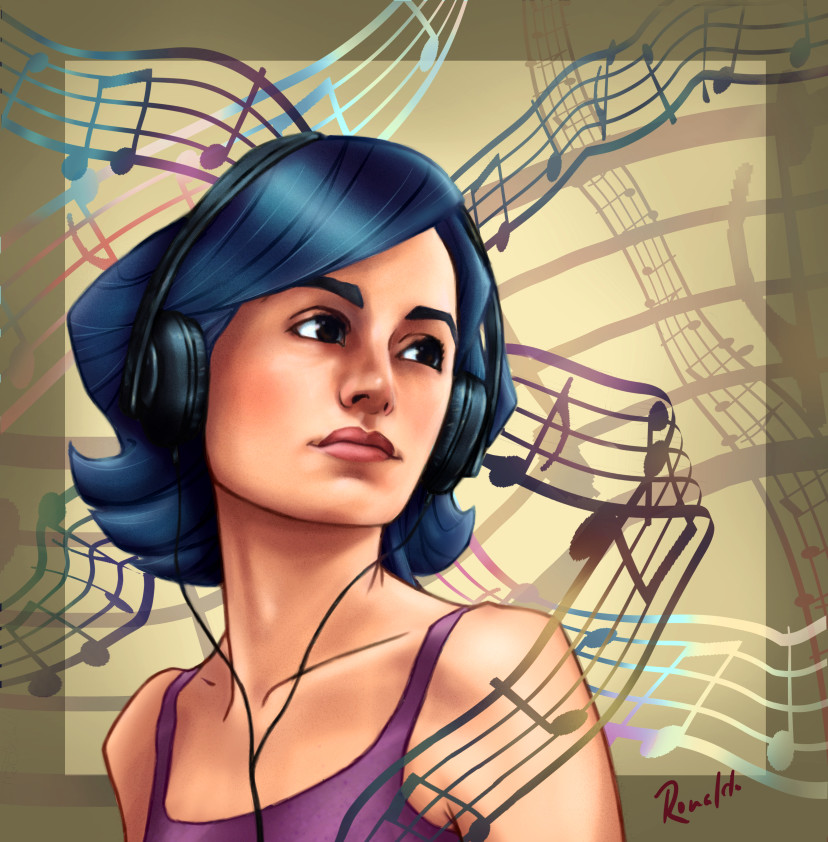 ArtStation - Music Is My Friend