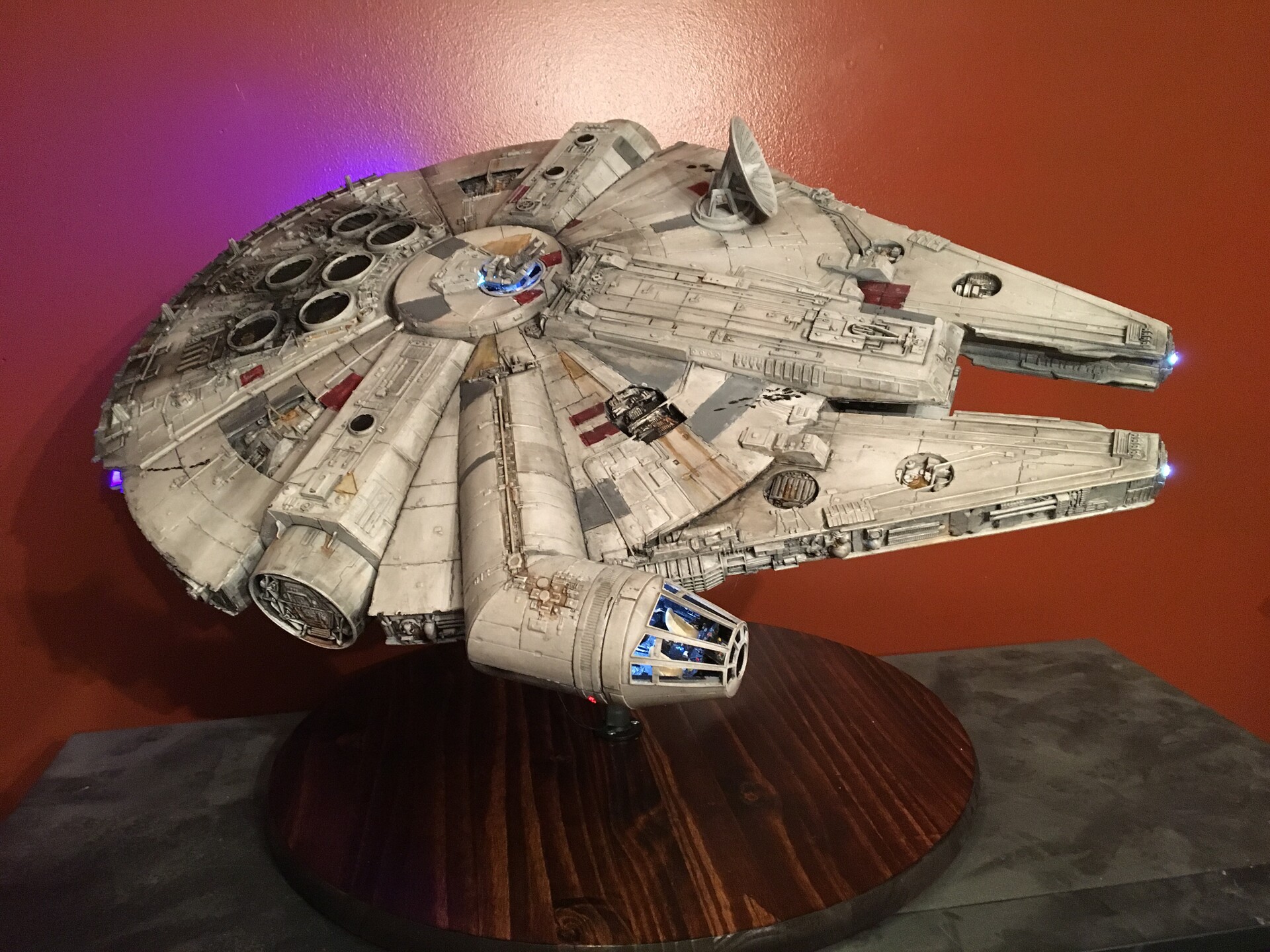 artstation millennium falcon model 1 48 michael cotterman