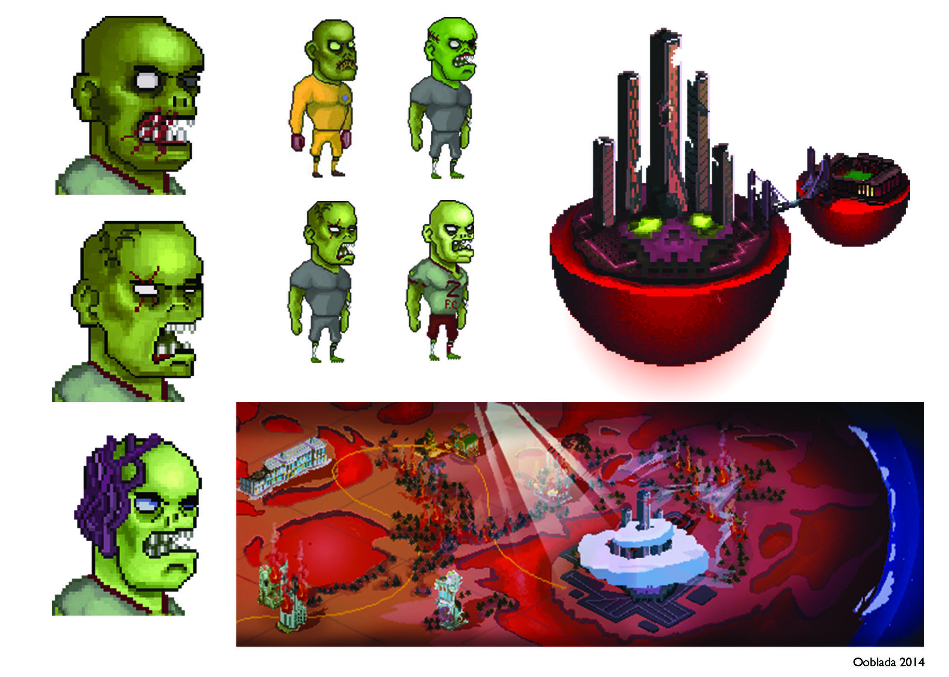 Artstation Mockup For Football Touch 2014 Zombie World Estela Salas