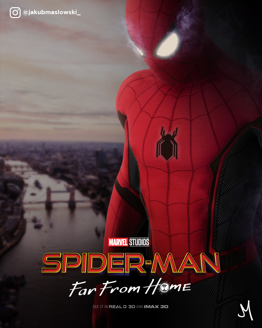 Artstation Spider Man Far From Home Jakub Maslowski