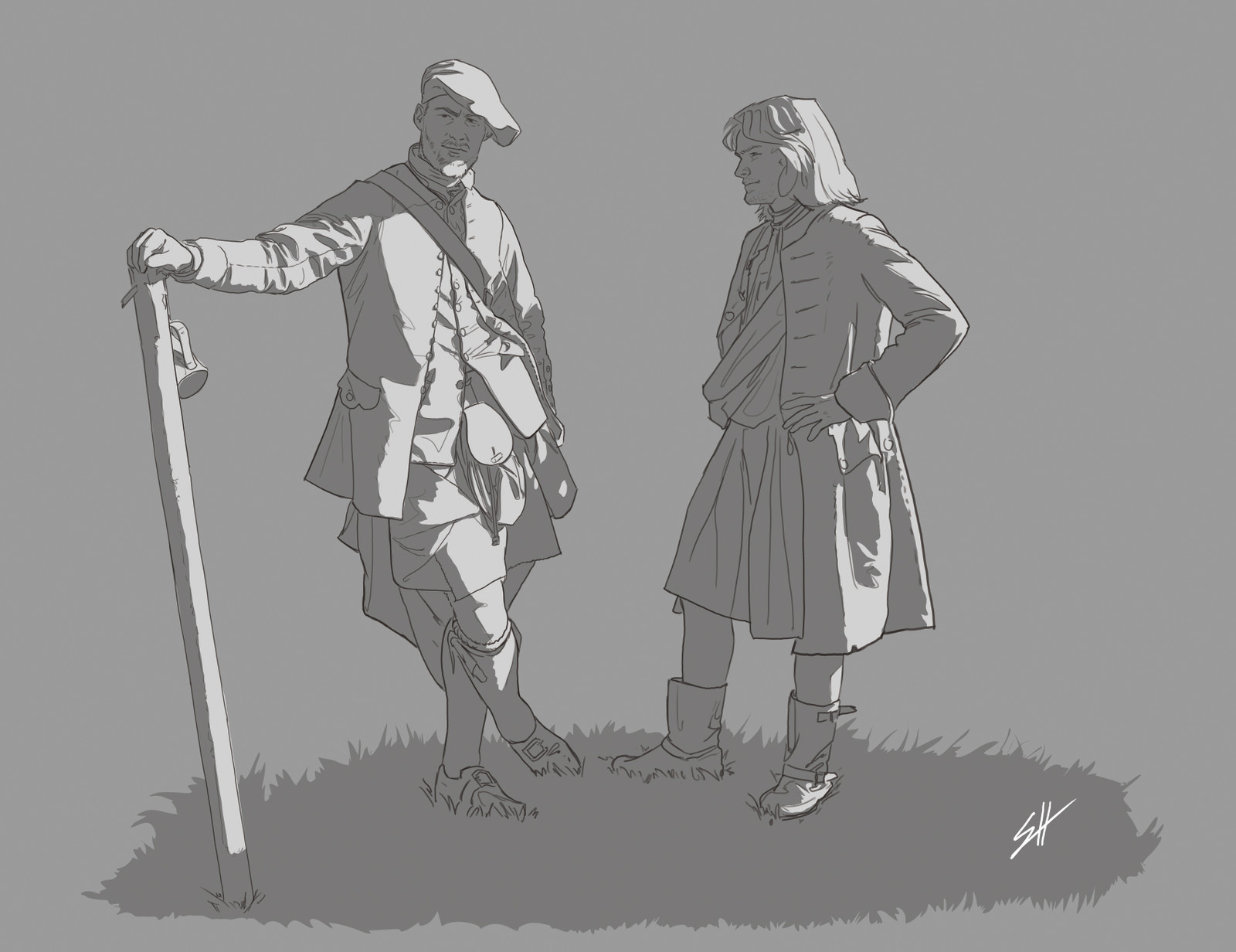 Simplified lighting study.