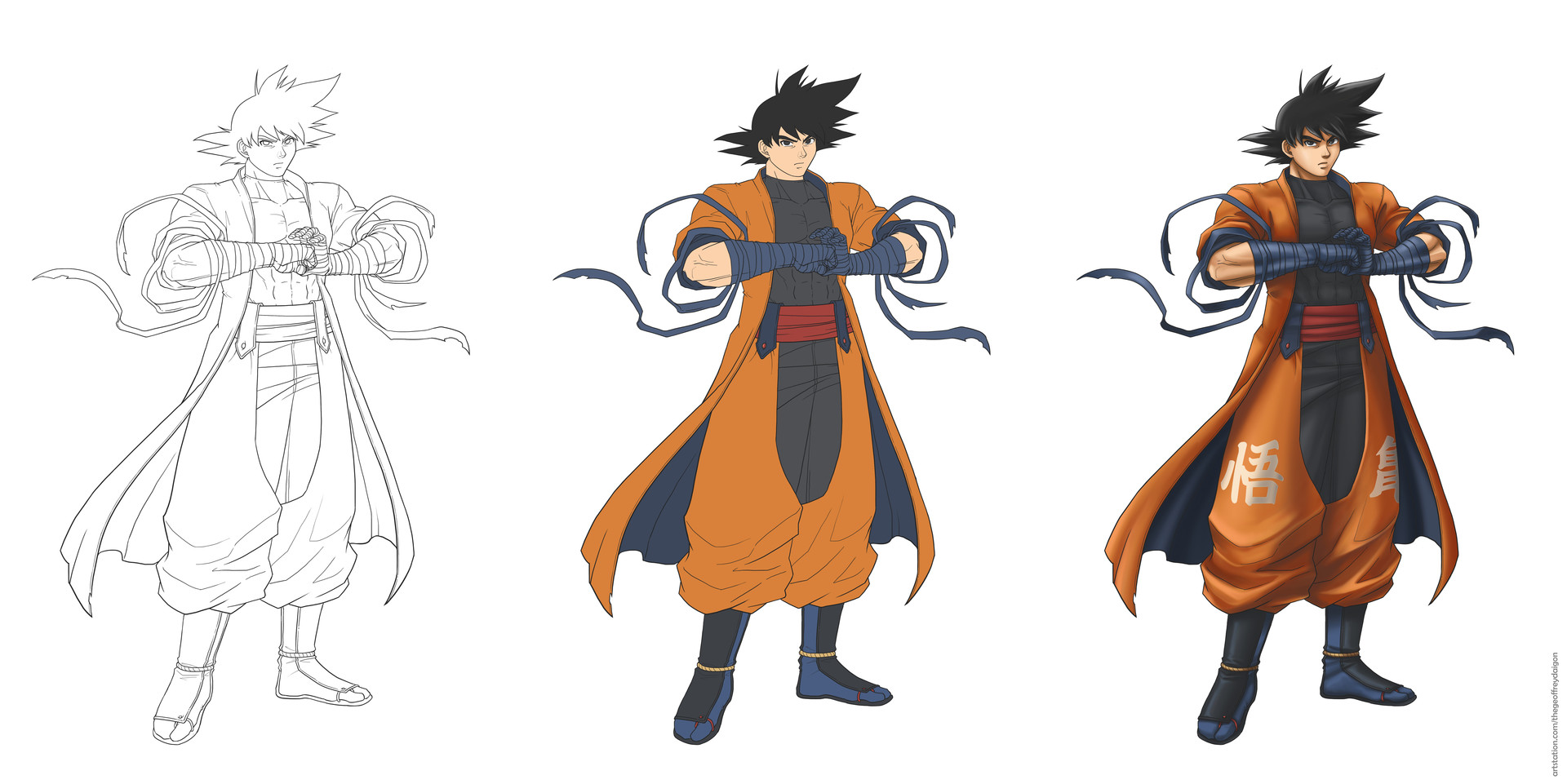 ArtStation - UI Omen Goku Study