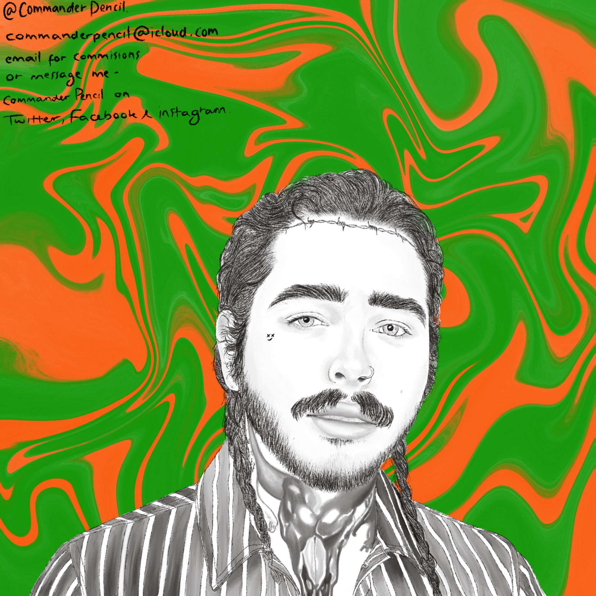 Pencil Post Malone Drawing Drawing Tutorial Easy This is my drawing of post malone. pencil post malone drawing drawing