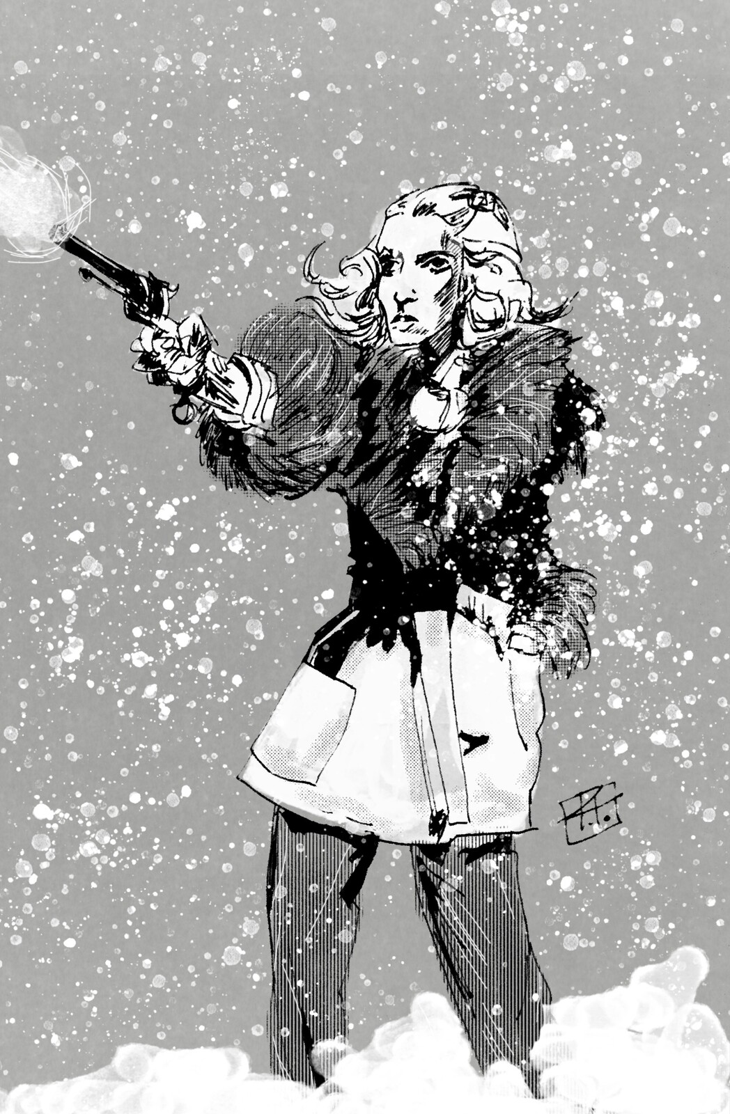 A Spy In The COld - Inks w/ Tones &amp; Opaque White