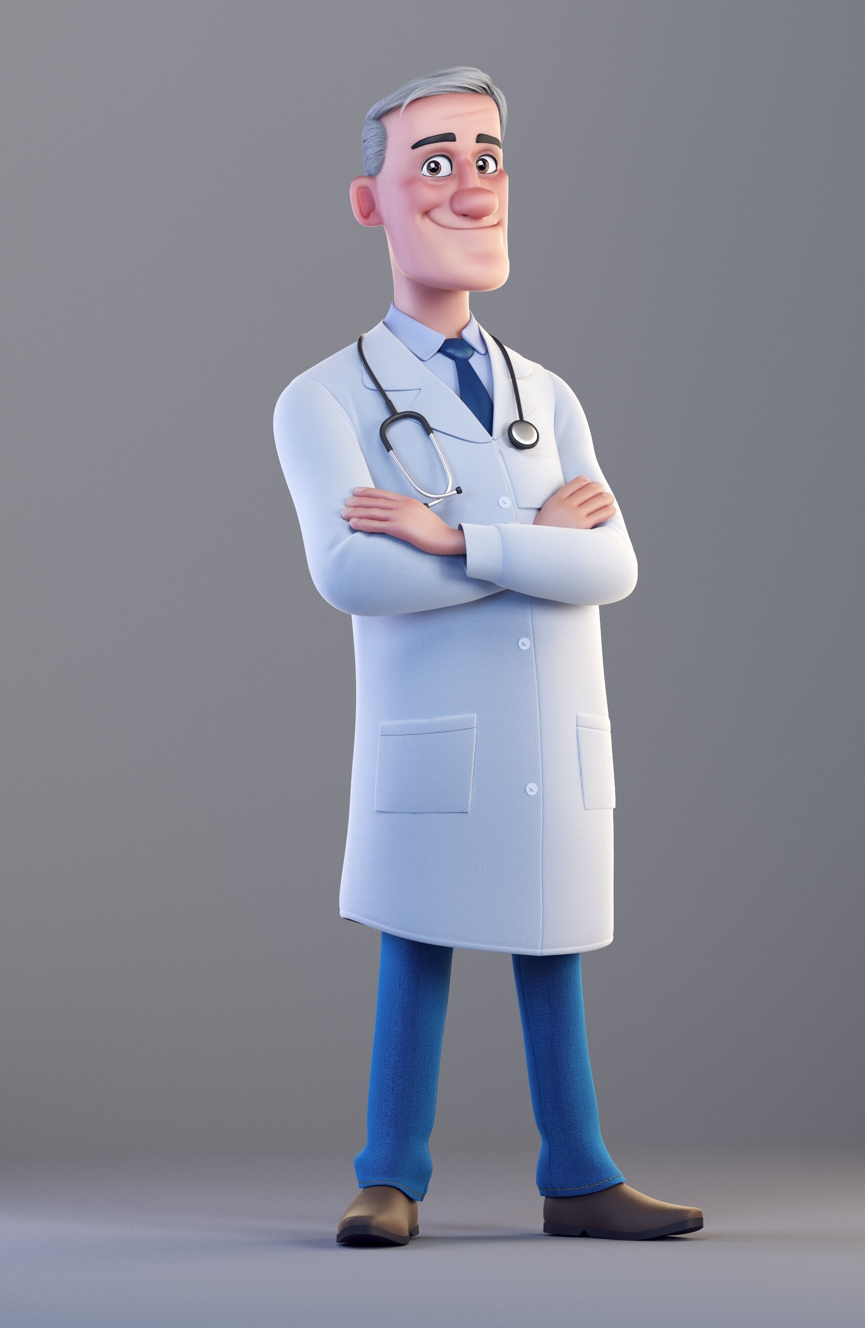 ArtStation - 3d character Dr. Fiscal