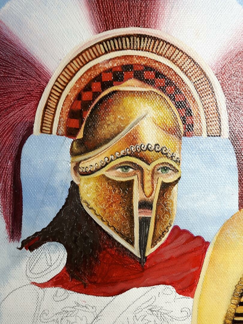 Artstation Spartan Warrior Cyrus Rouhani