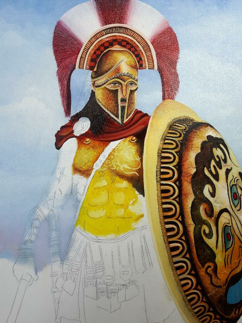 Artstation Spartan Warrior Cyrus Rouhani