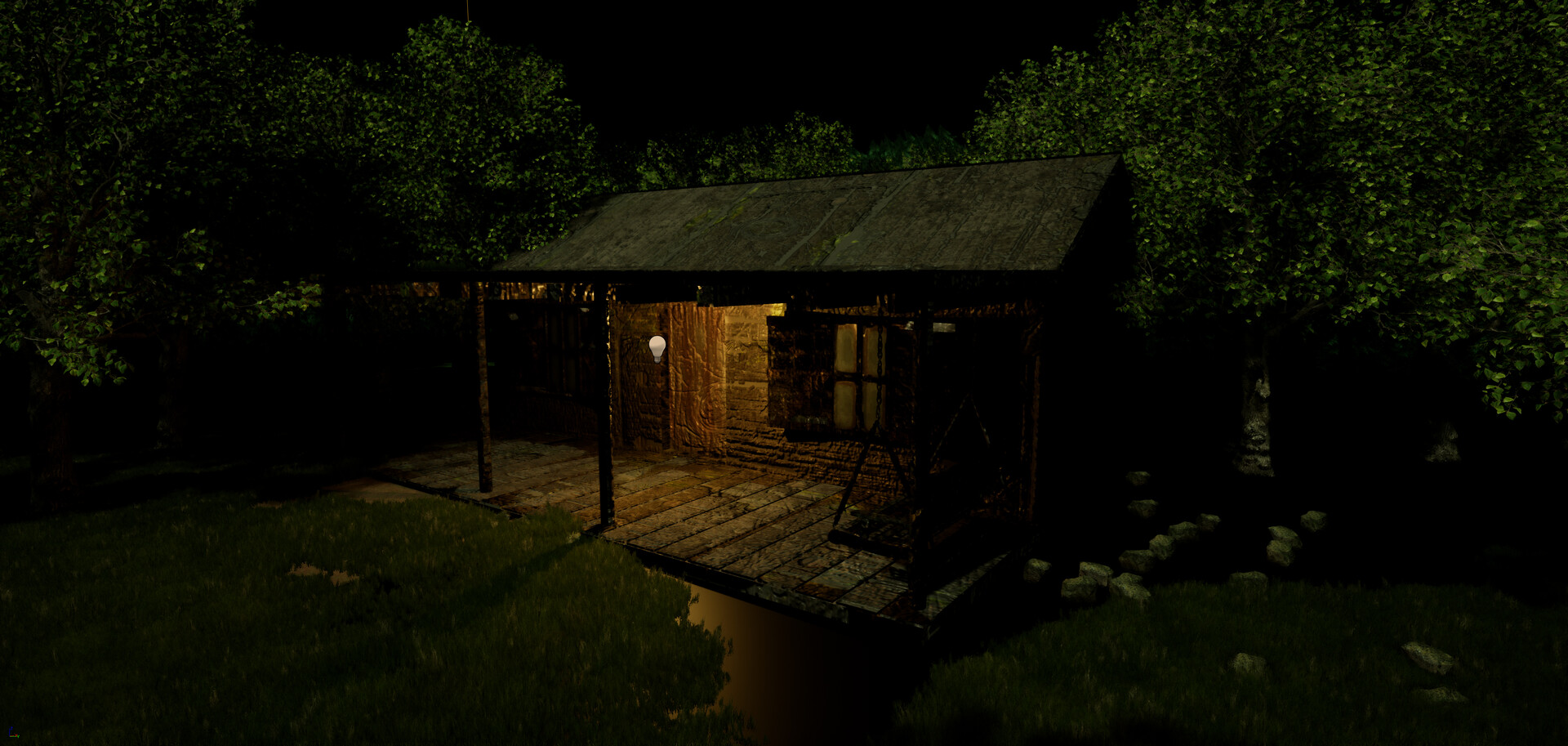 ArtStation - Evil Dead cabin