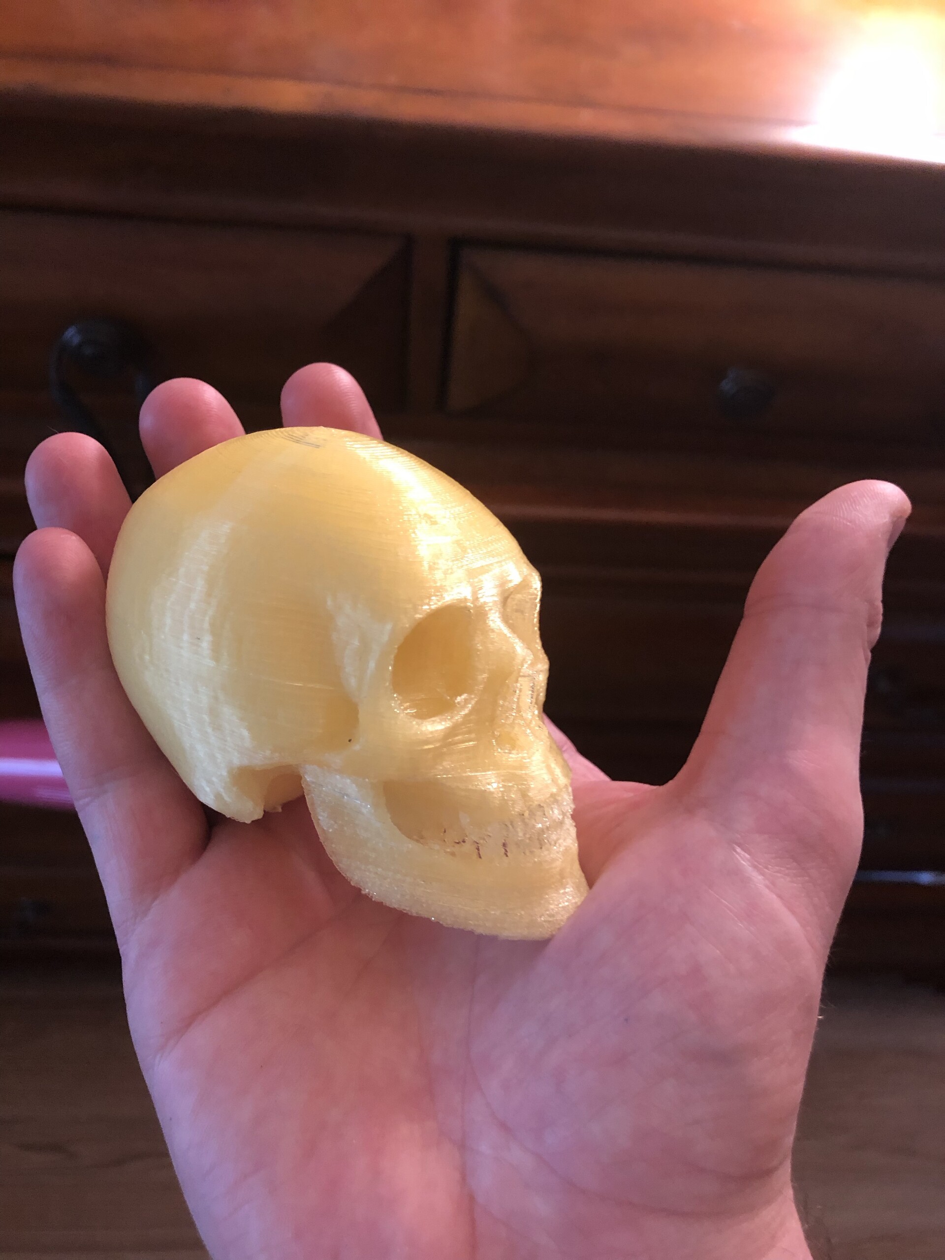 Artstation Low Poly Human Skull 3d Print Henrik Host Madsen