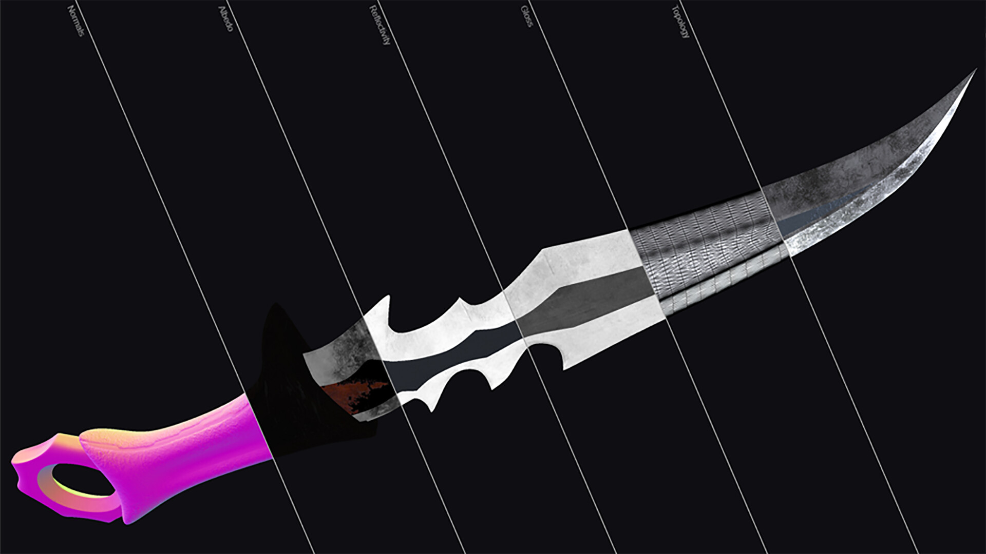 Artstation Stefano Valentinis Knife From Ew2 Cg Gregory