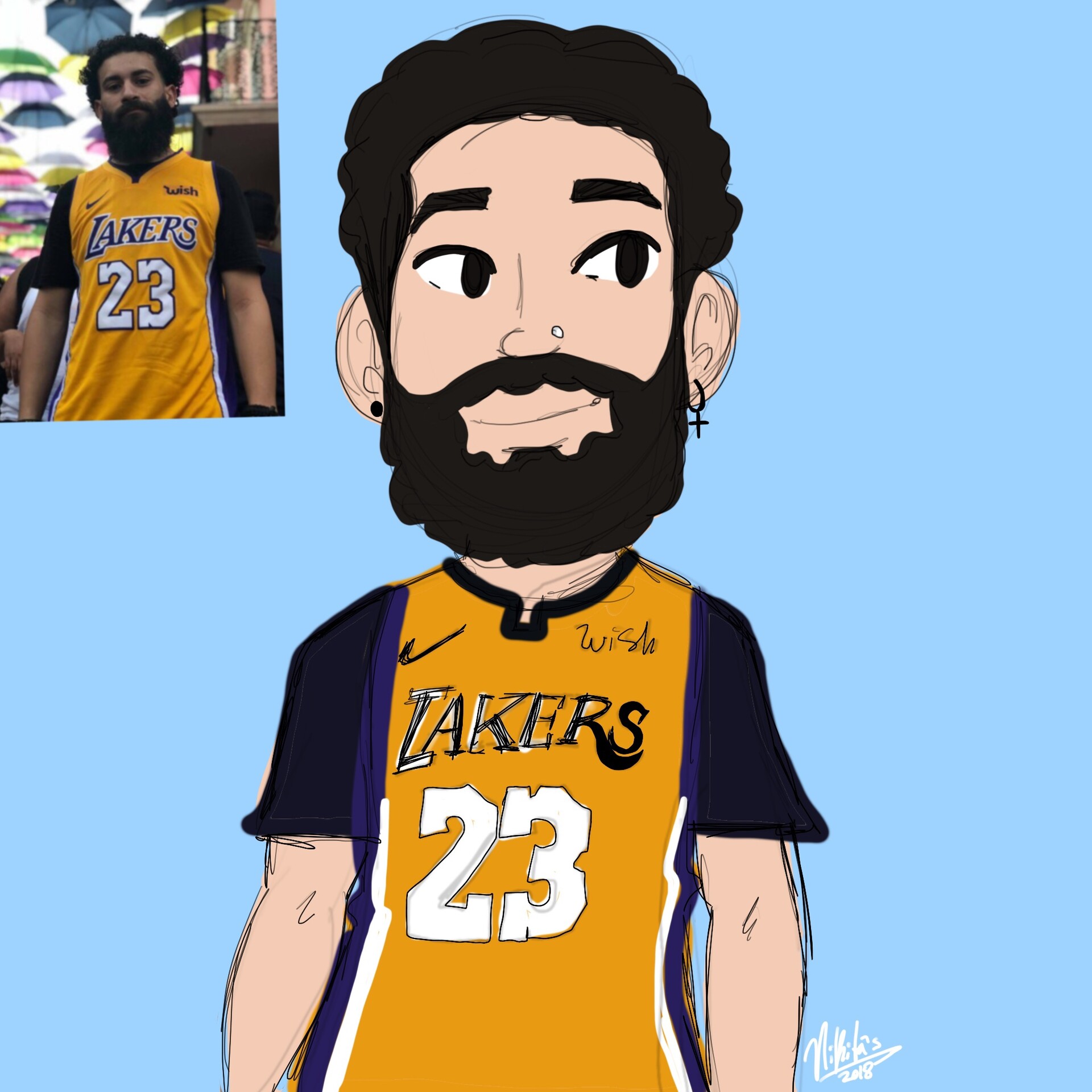 Artstation Lakers Custom Art Nicole Davila