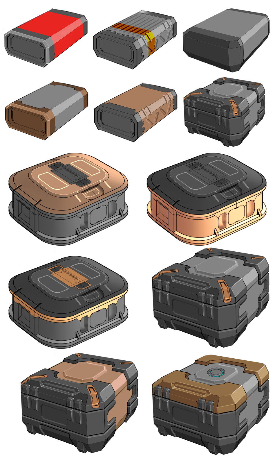 Plunder crate development.  All the collectibles gathered during the level is stored in the "plunder crate" to be picked up by the drone at the end of the level.
