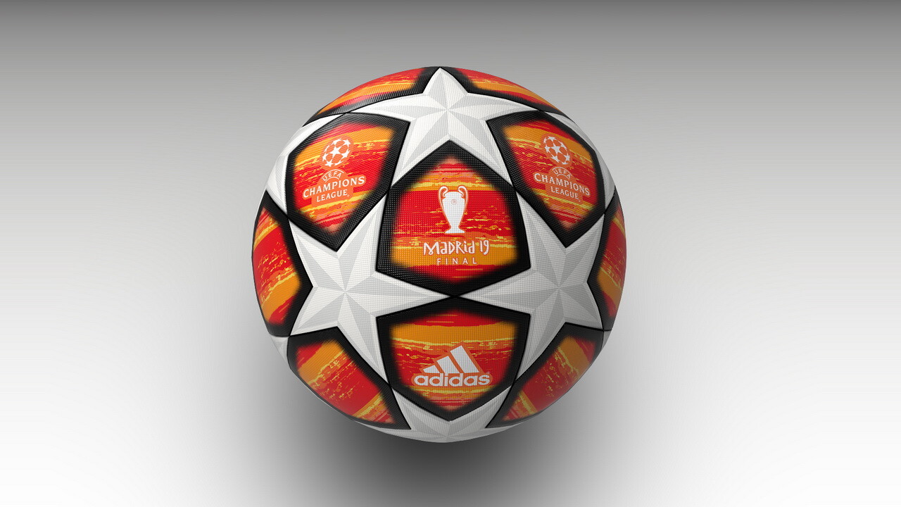 Alex Volkov Ball Champions League 2019 Low Poly 3d Model