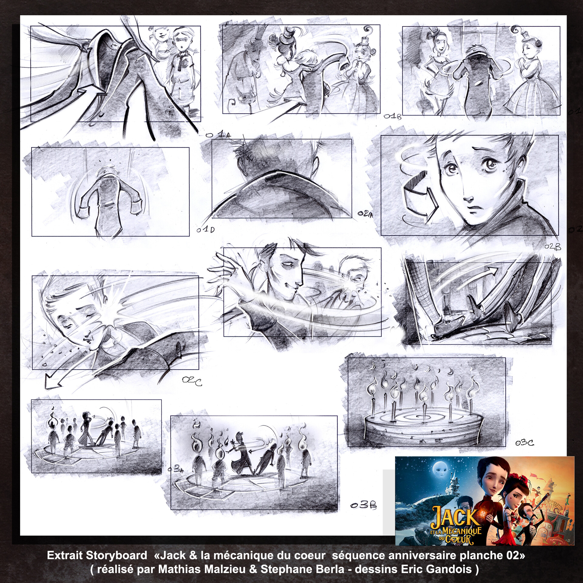 Artstation Storyboard Jack La Mecanqiue Du Coeur Eric Gandois