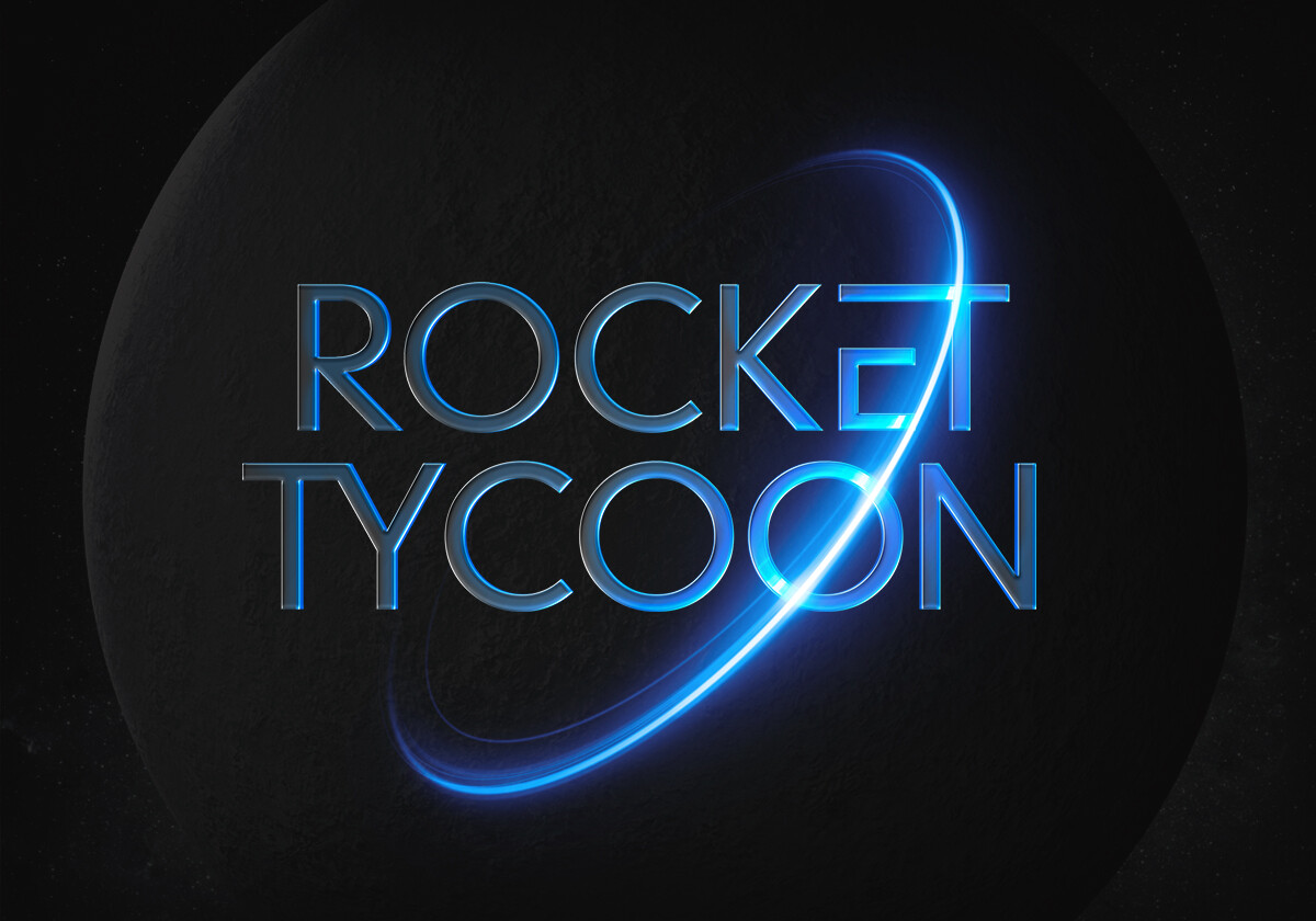 Artstation Rocket Tycoon Game Logo Cold Castle Studios
