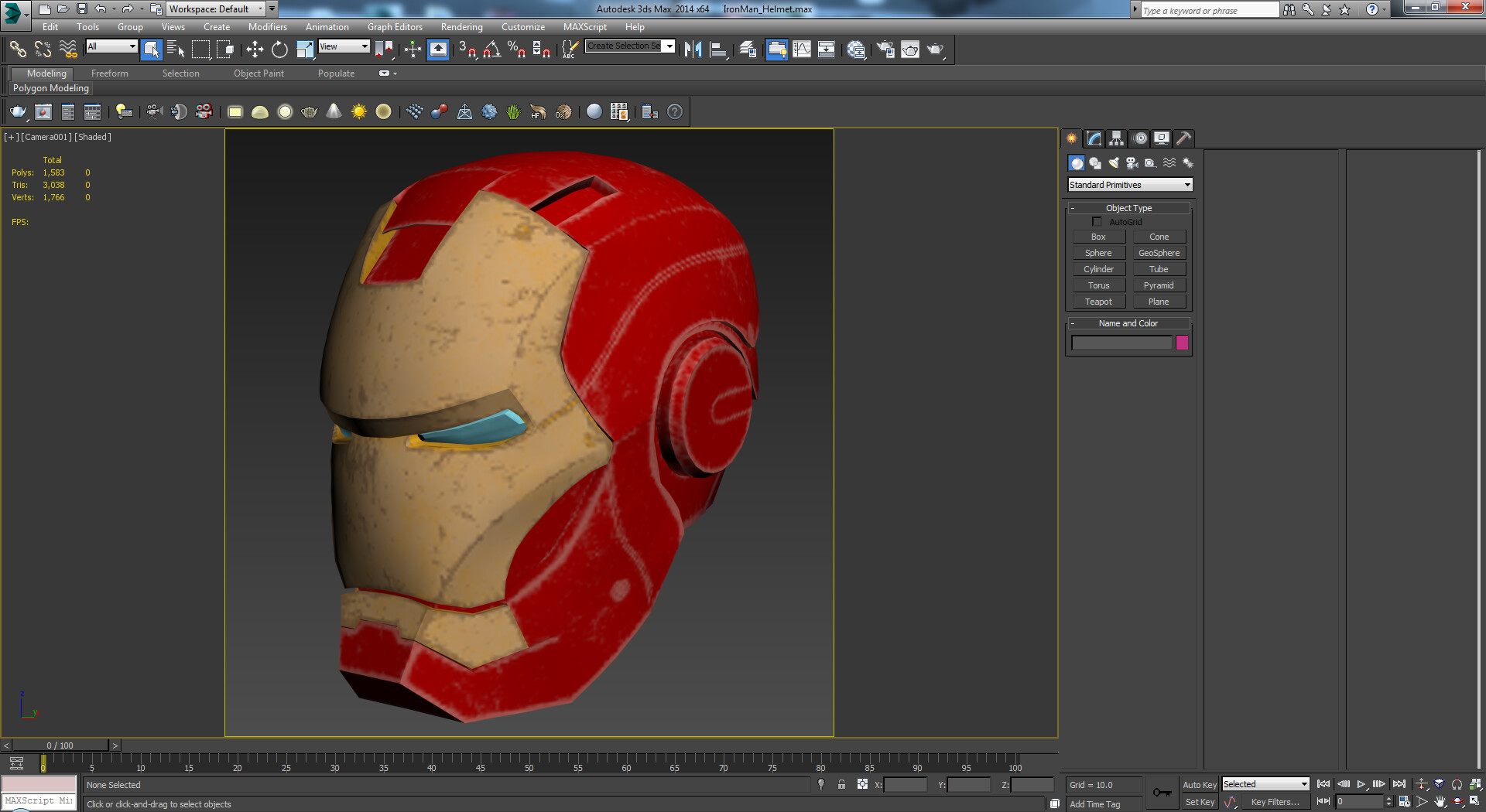 Artstation Ironman Helmet Yash Srivastava