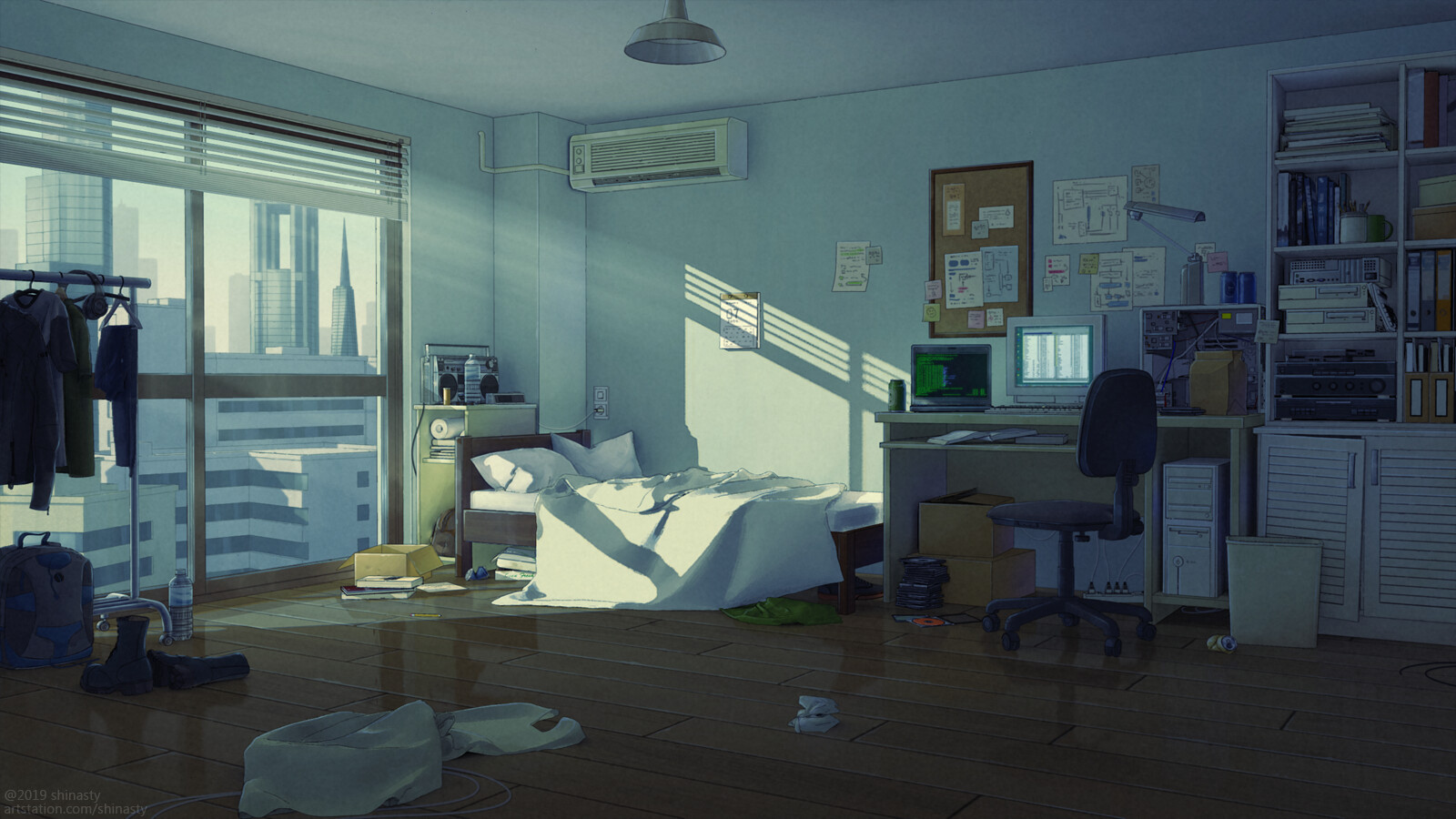 Artstation Bedroom Background Anastasia Ermakova Free for commercial use no attribution required high quality images. bedroom background anastasia ermakova