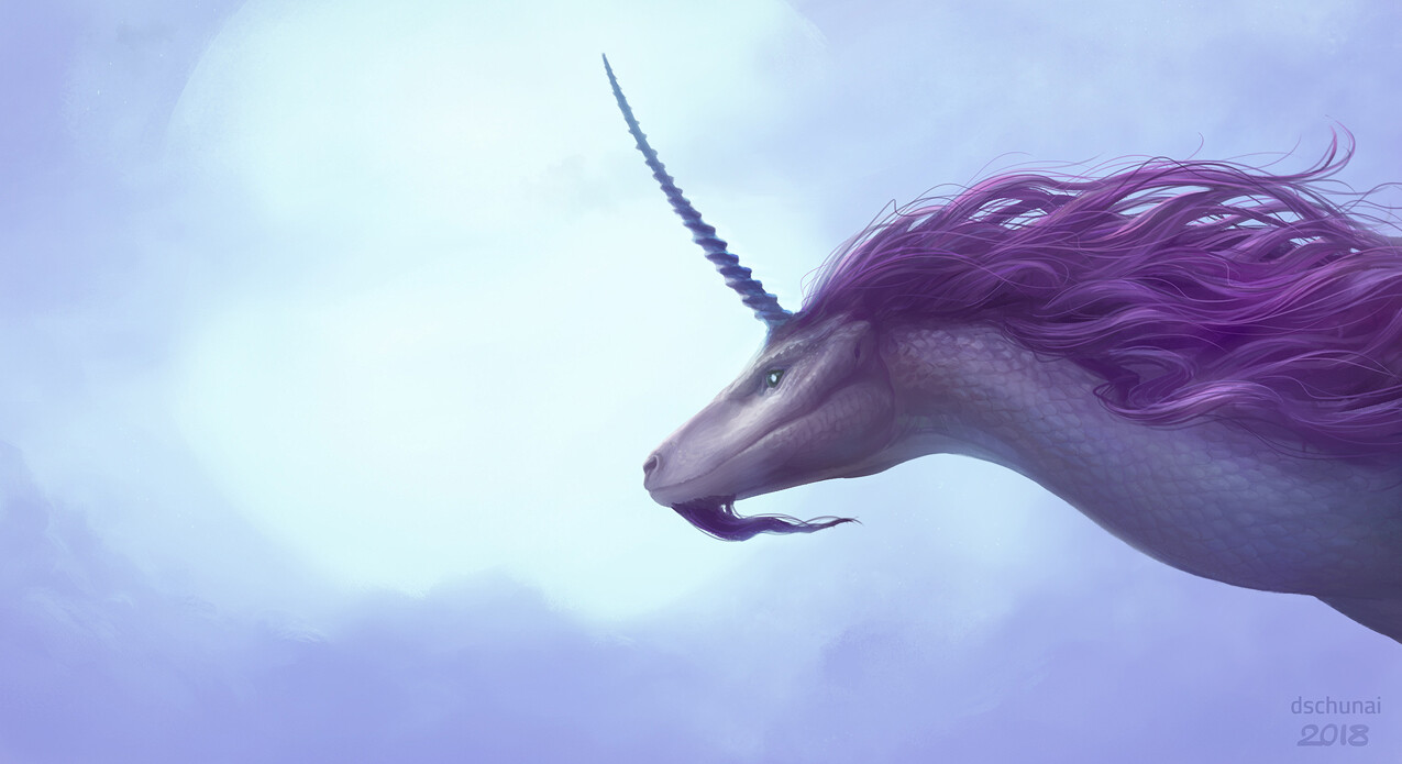 A dragon/unicorn hybrid! 