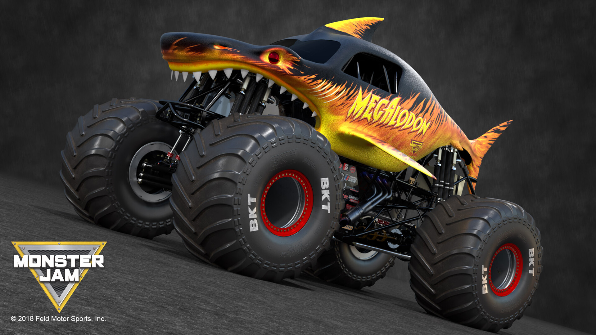 mobil monster megalodon