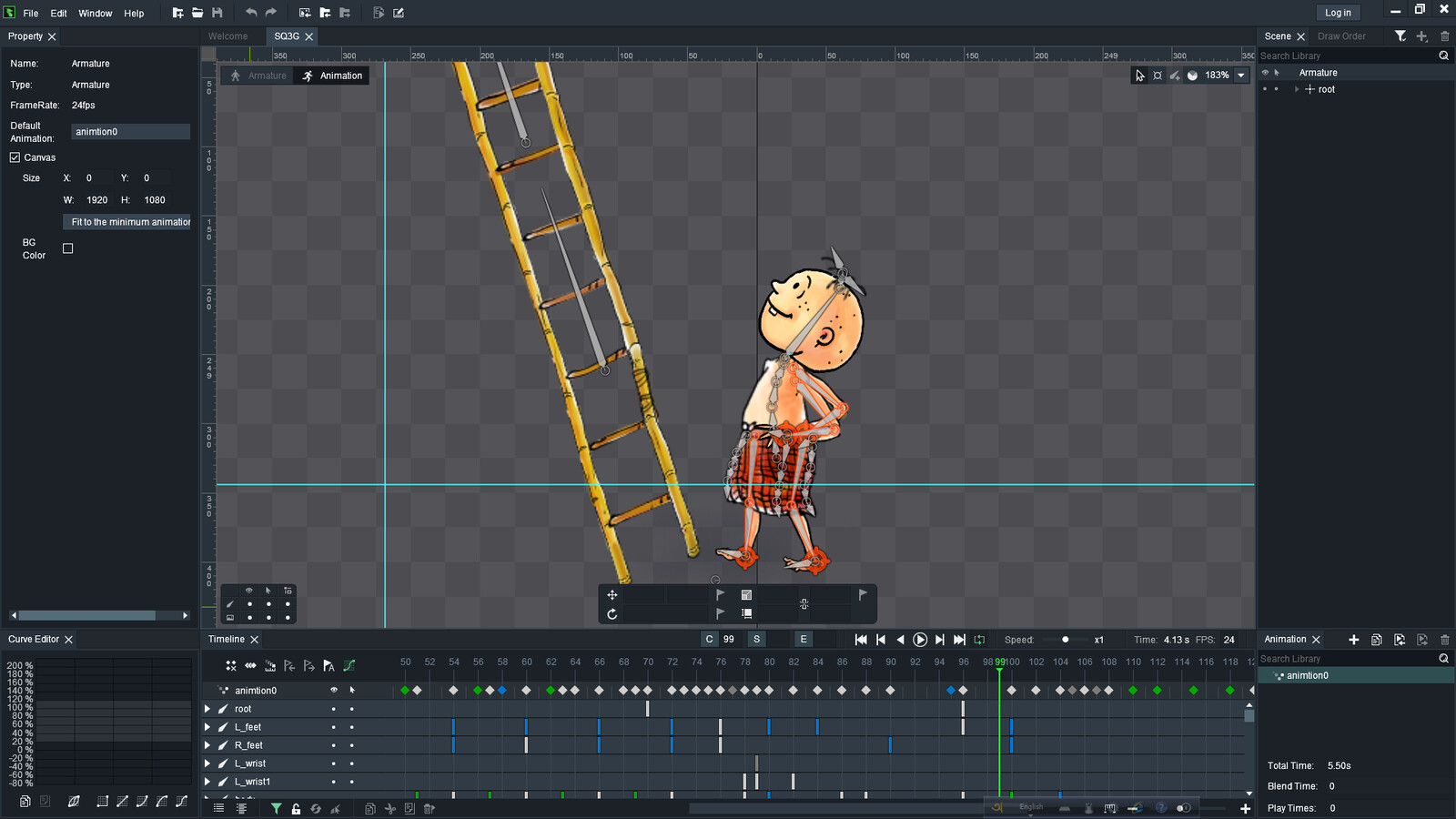 Tokai rig animation by Dragonbones 