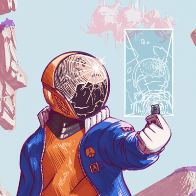 Aziz mbye a space selfie small