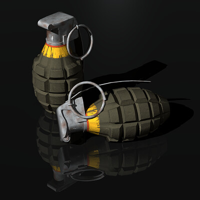 World War II - era U.S. Mk 2 Grenade