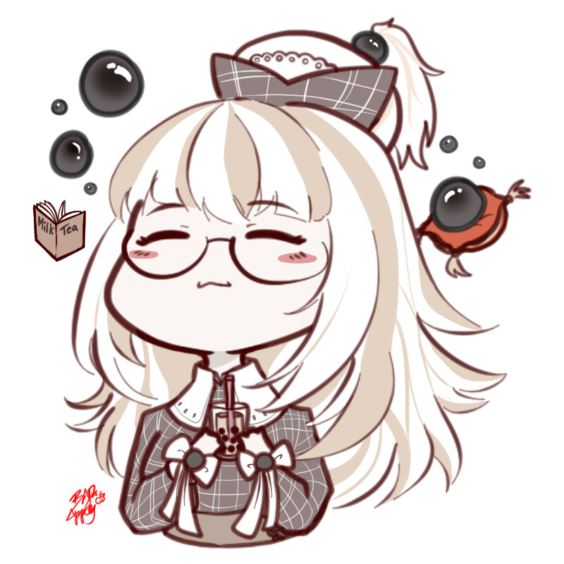 Artstation Food Fantasy Keychain Set Bad Apple