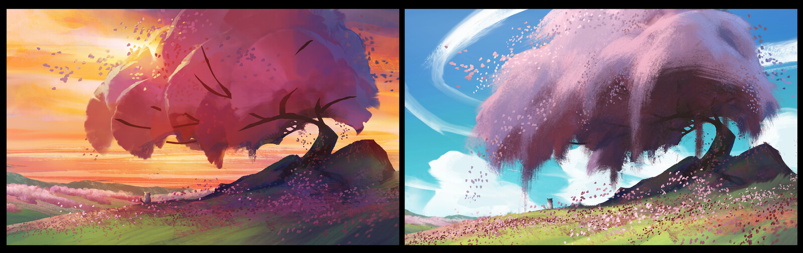 early mood exploration of the shot