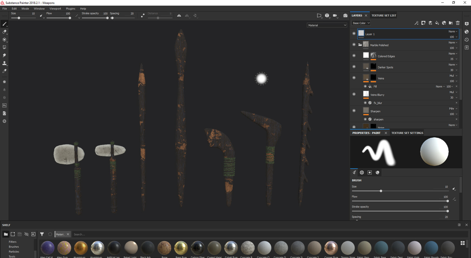 Shader Weapons