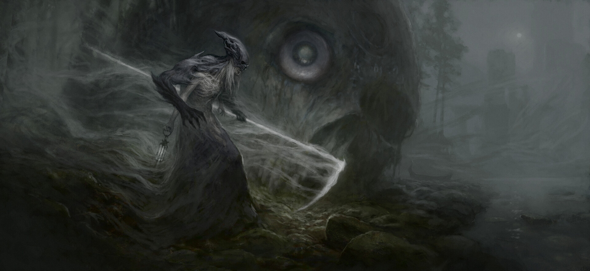 Fog stalker by Artem Demura : r/ImaginaryHorrors