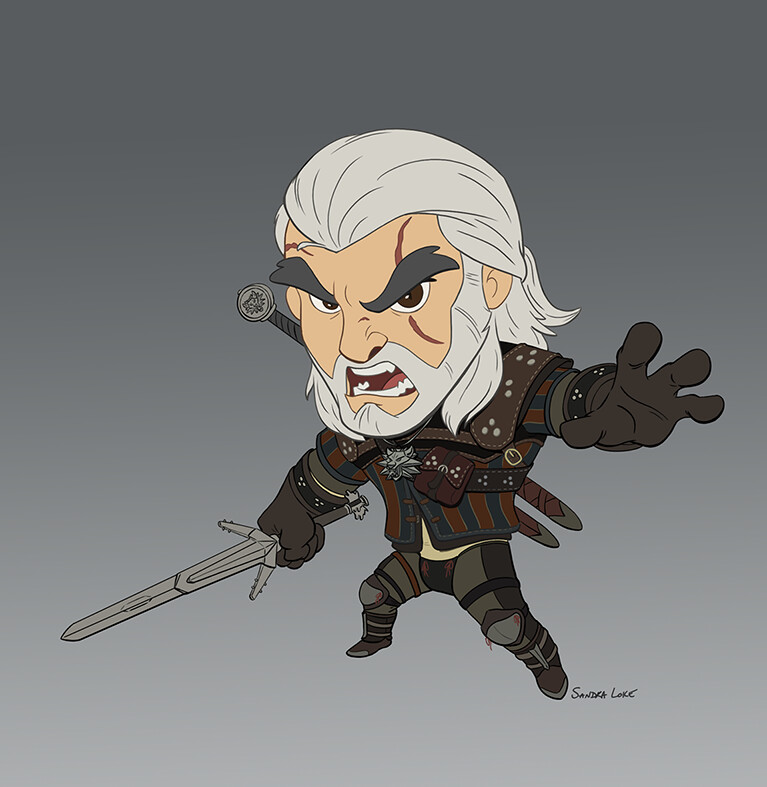 Sandra Loke Geralt Of Rivia The Wild Hunt Iii Chibi Geralt of rivia in chibi, he's so cute!!! geralt of rivia the wild hunt iii chibi
