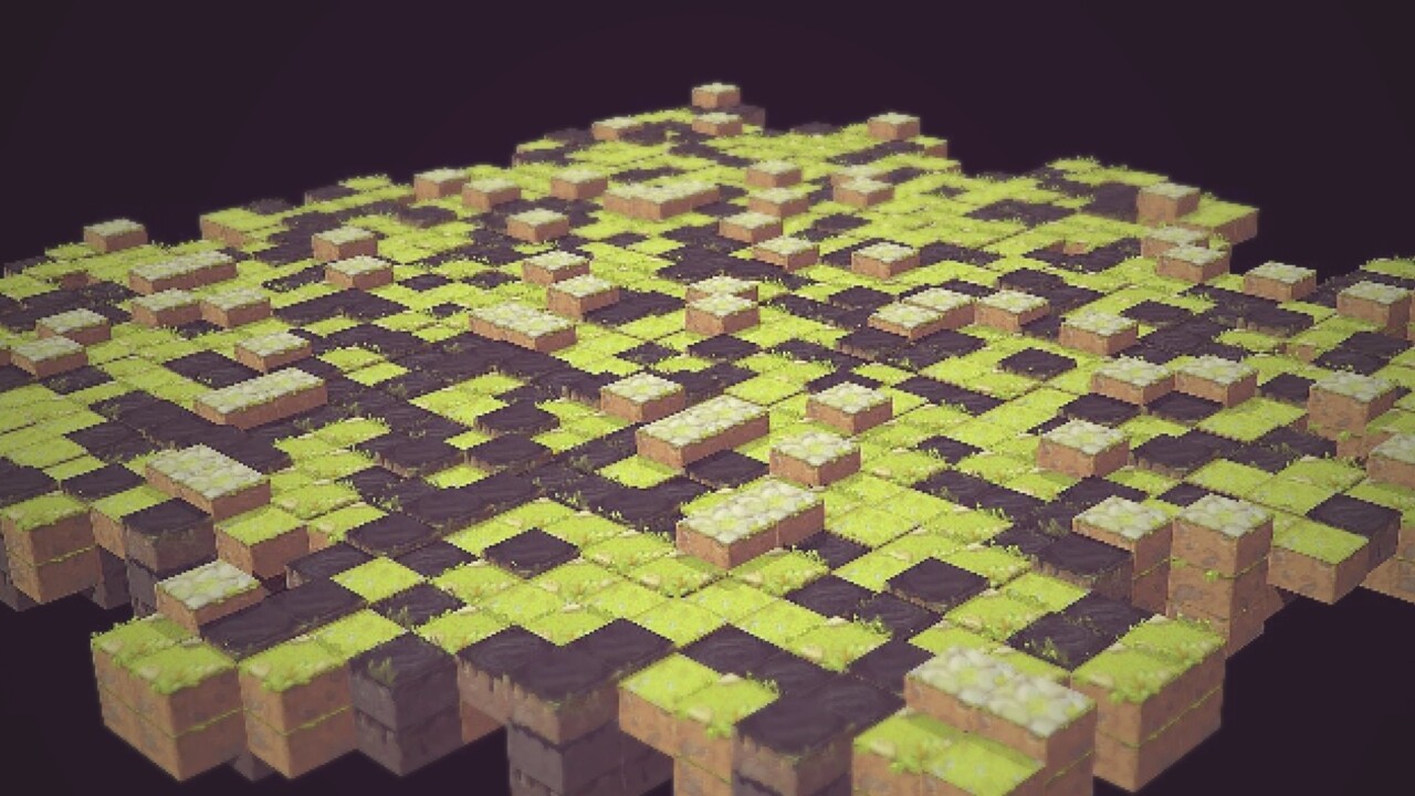 Generated pixel ground
