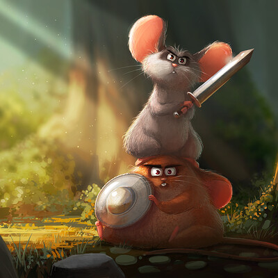 Mouse warrior - character design challenge