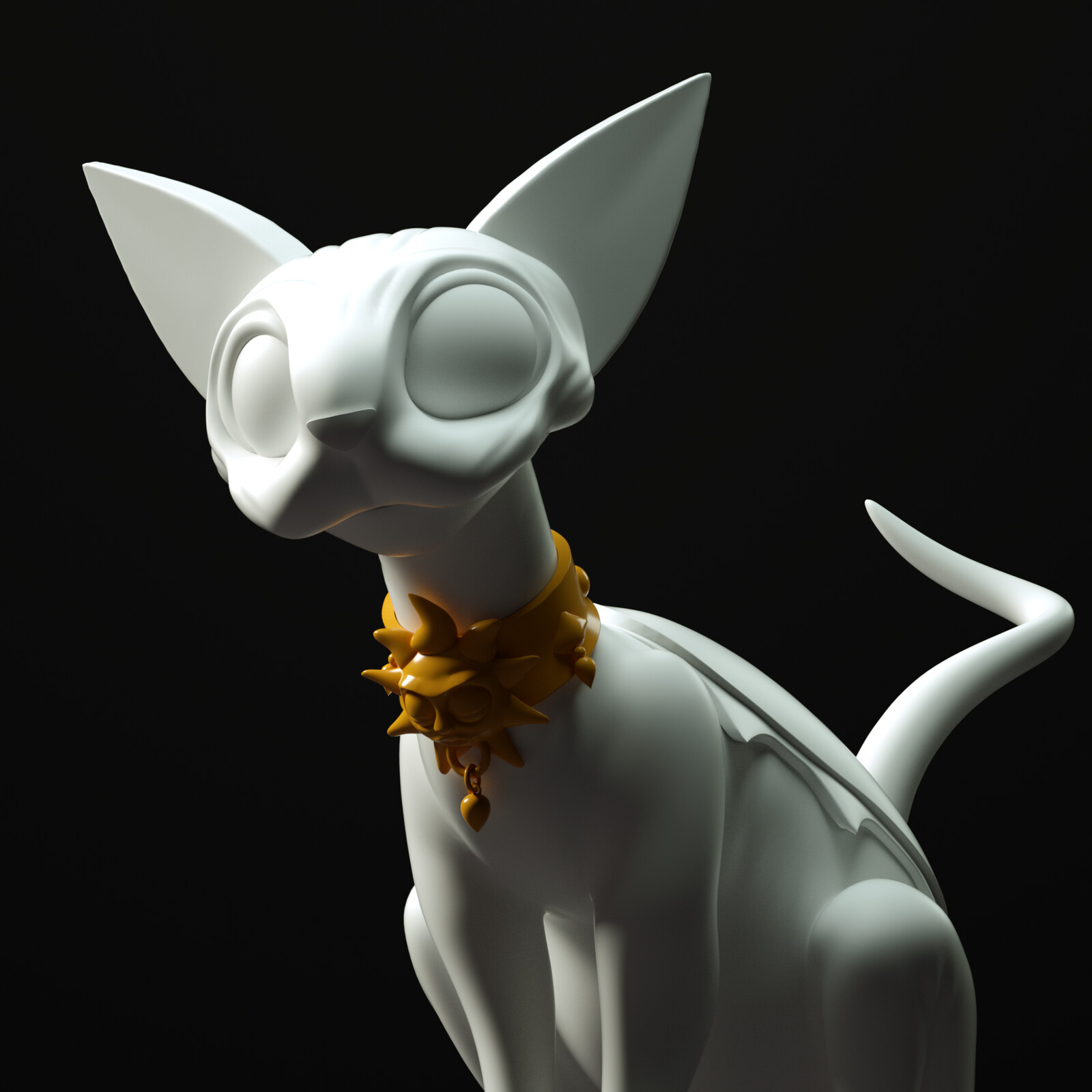 Artstation Lying Cat Henry Vargas