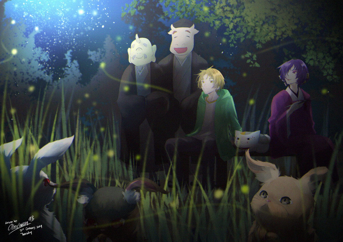 Artstation Fanart Natsume Yuujinchou Altoclub 1229