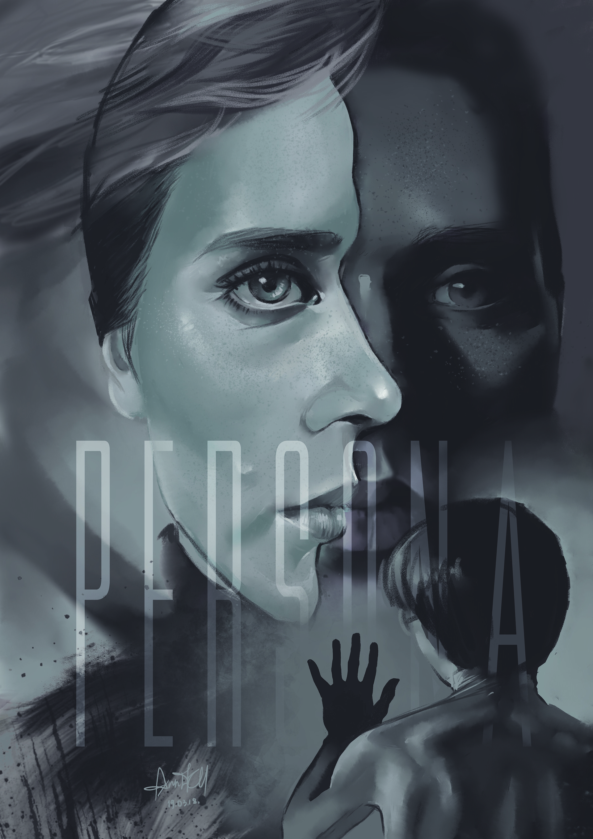 ArtStation Fan movie posters (Ingmar Bergman)