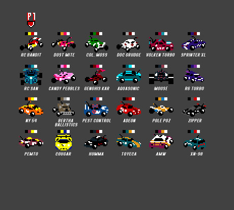 Chance Bachnick Re Volt Game Boy Color Demake