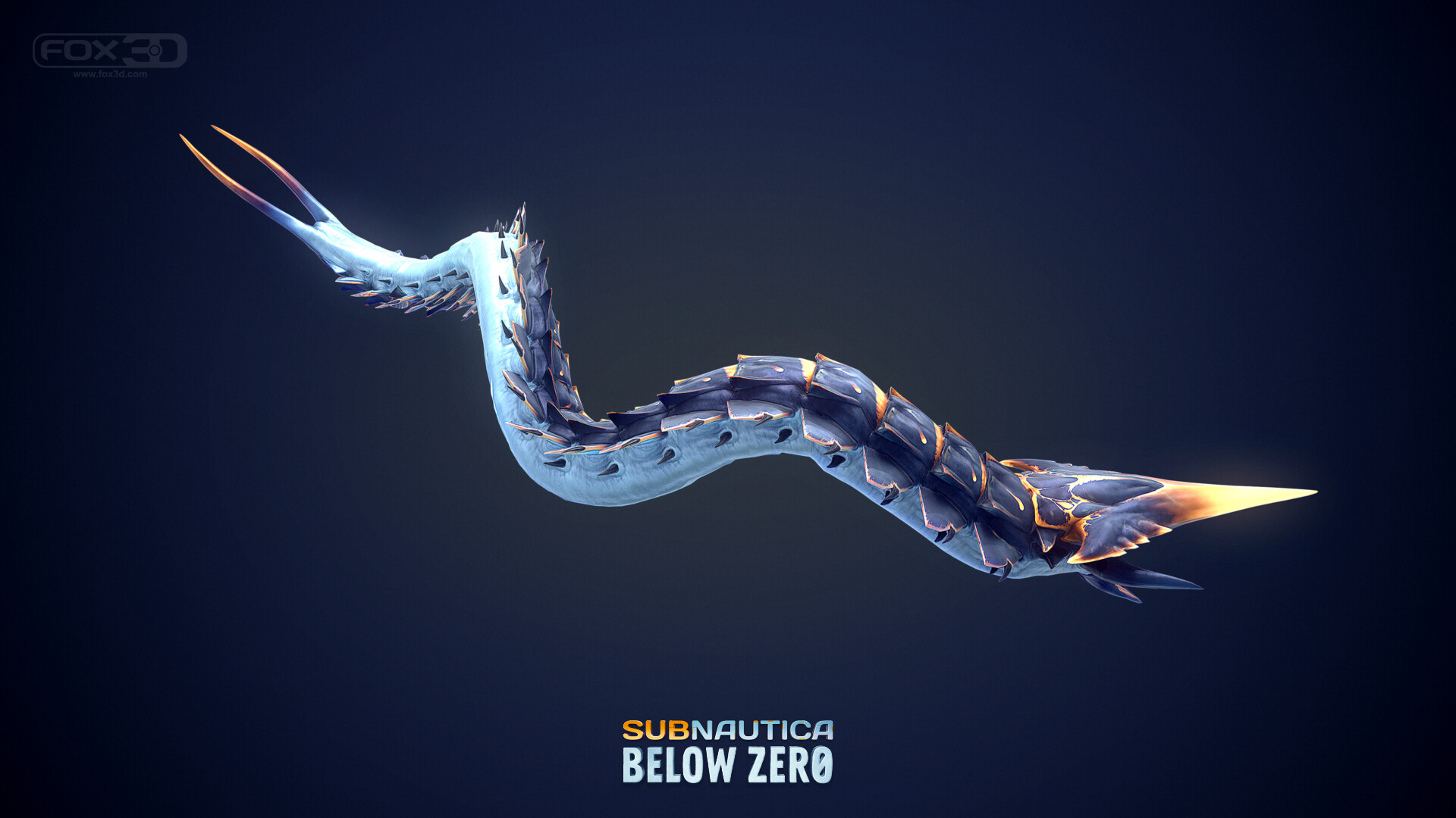 Below zero лис. Субнаутика ледяной червь. Ледяной червь Subnautica below Zero. Сабнавтика Белоу Зеро ледяной червь. Сабнатика ледяной Левиафан.