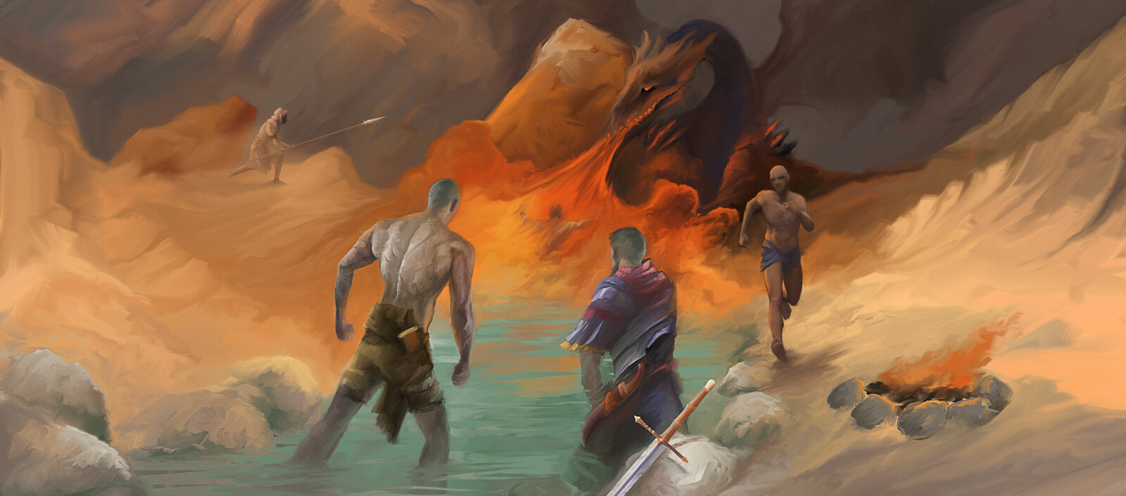 Illustration for Anna Smith Spark's The Court of Broken Knives.