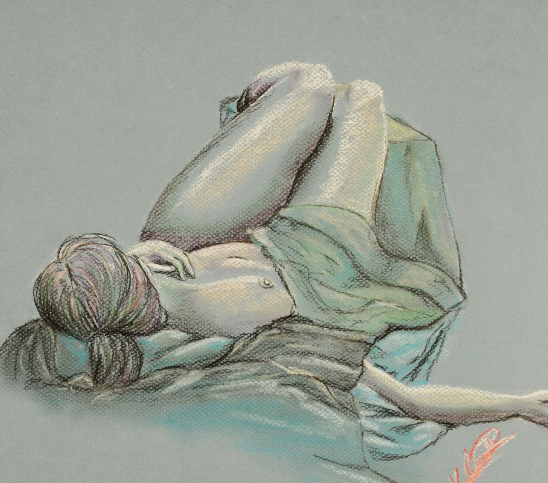 Wallpaper Artstation Life Drawing Pastel Portrait Kai Proverbs Desktop Wallpaper Free