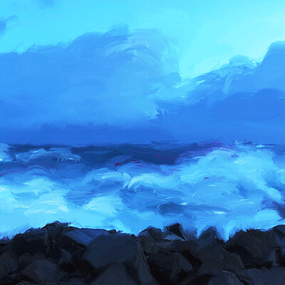 Moe murdock night beach