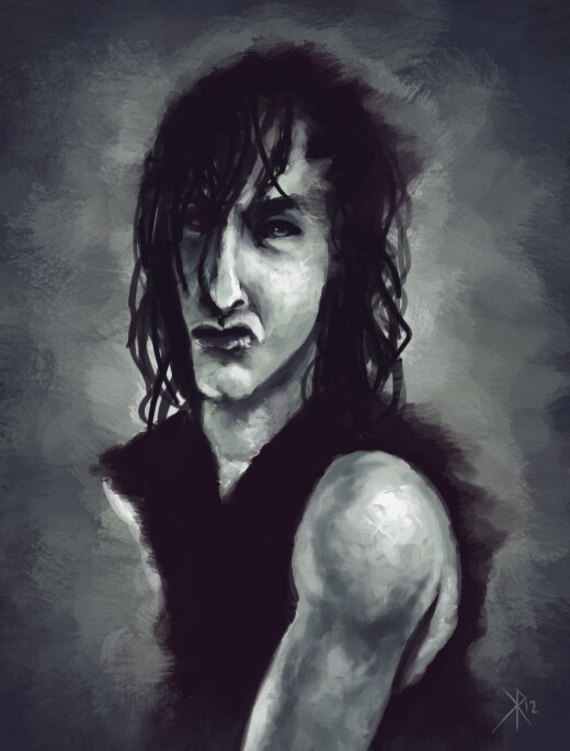 2012) A caricature of (early 90's) Nine Inch Nails' Trent Reznor....