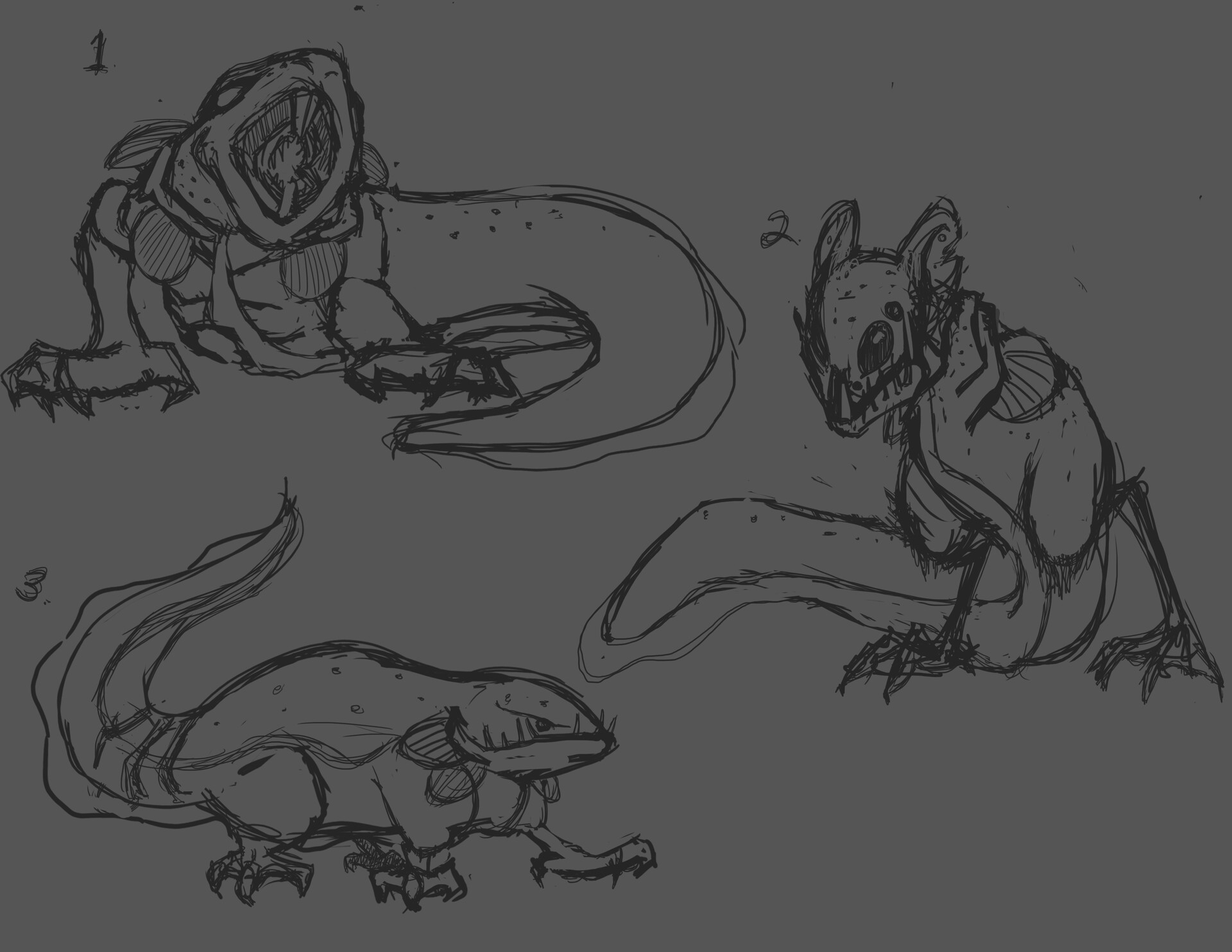 ArtStation - Rat-Eel Hybrid Concept Designs