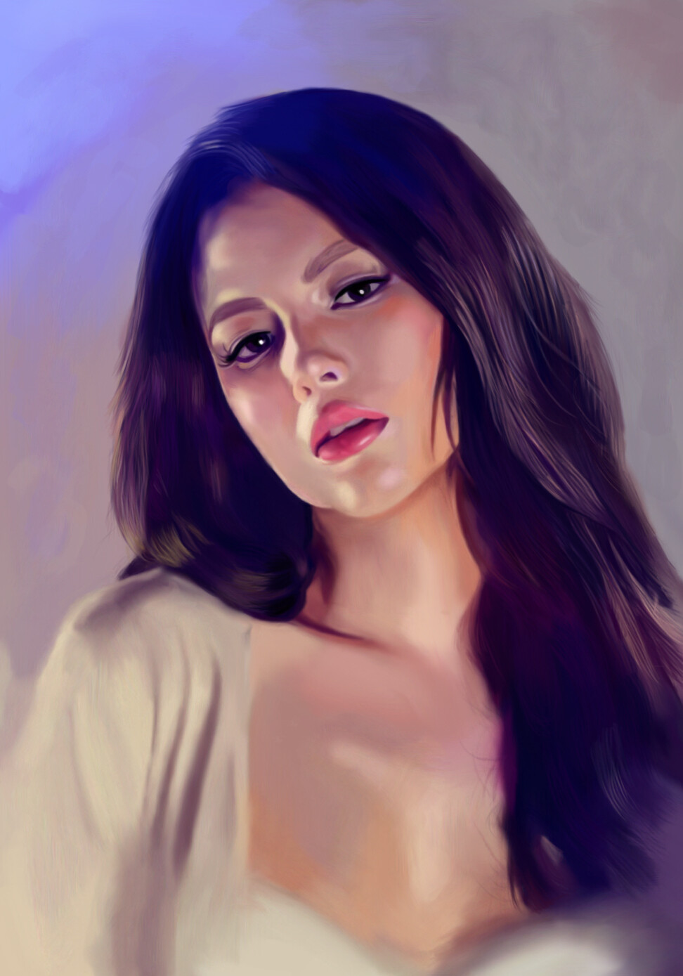 Digital selling art painting, image size:972x1389