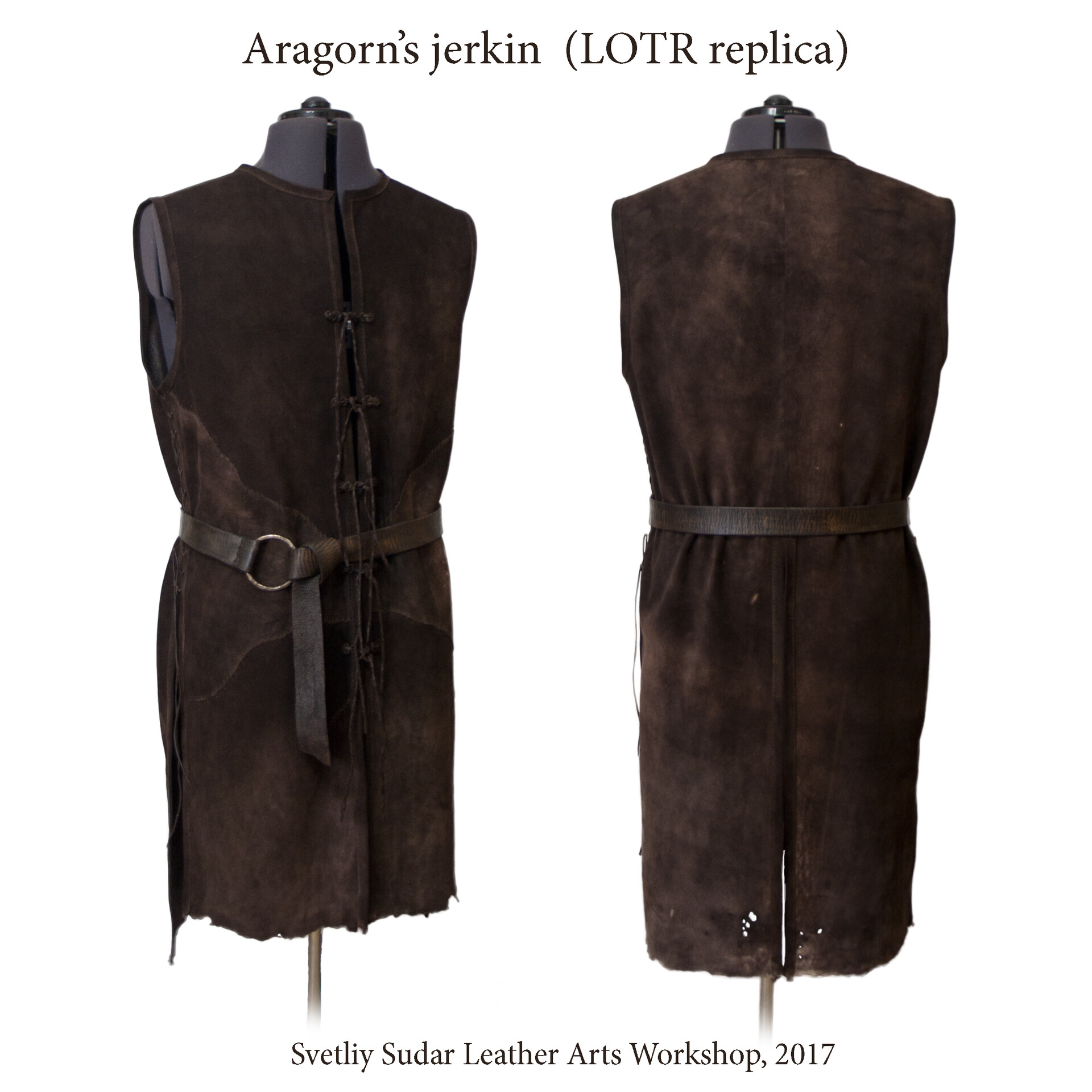 Artstation Aragorn Leather Vest Replica Strider S Jerkin