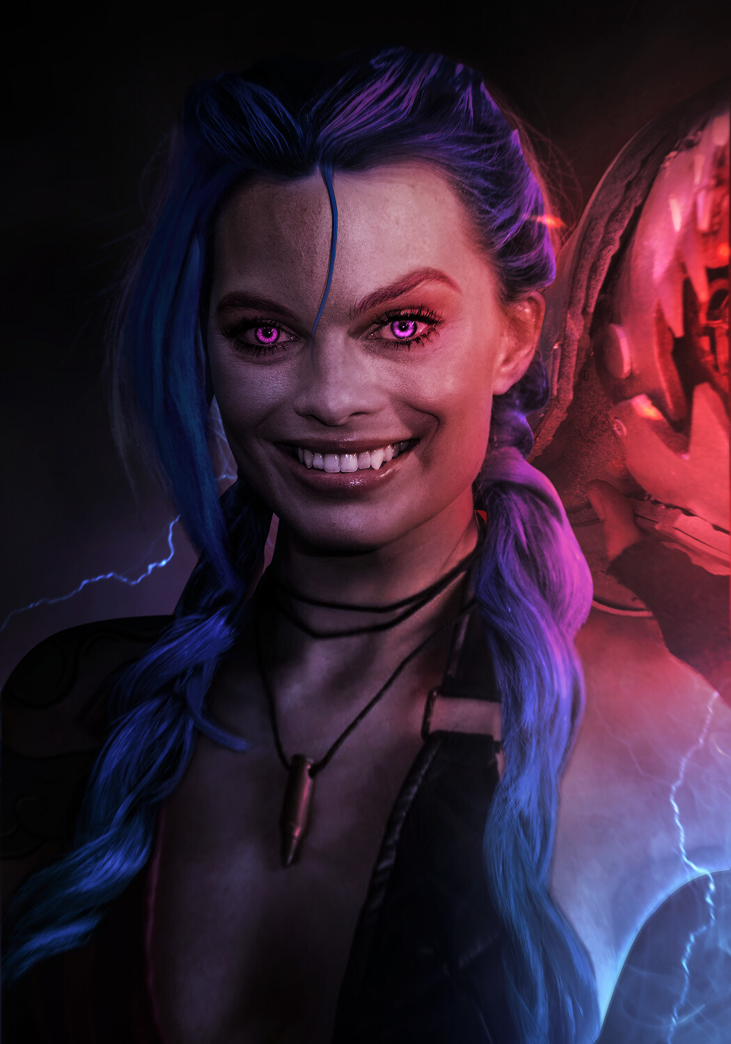 Artstation League Of Legends Jinx Margot Robbie